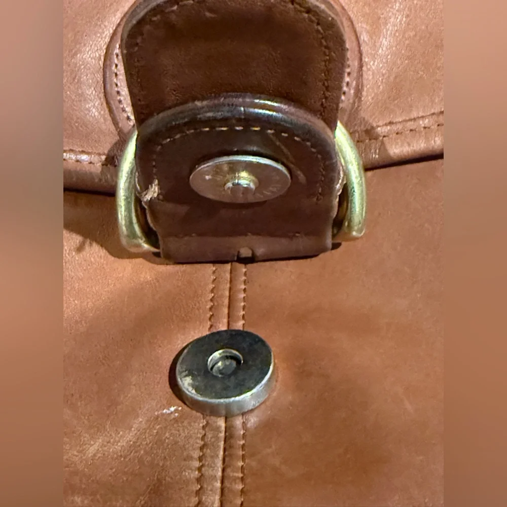 Coach‎ Tan Leather Shoulder Bag